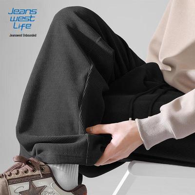 JEANSWEST LIFE Herren Chenille Straight-Leg Freizeithose