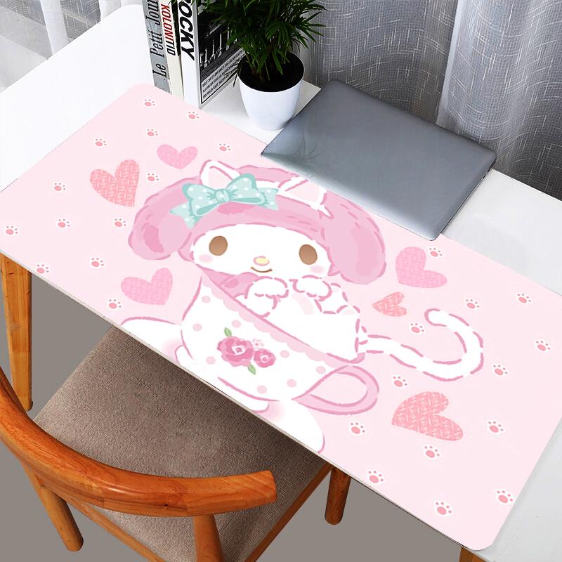 My Melody Mouse Pads durable Gaming Accessories Gabinete Gamer PC Computer Desk Mat Anime New Keyboard Tablet Mousepad