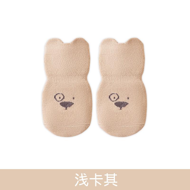 3/1 Pairs Cartoon Baby Socks Infant Newborn Anti-Slip Cotton Floor Socks For Girls Boys Cute Unisex Rubber Grips Toddler Socken