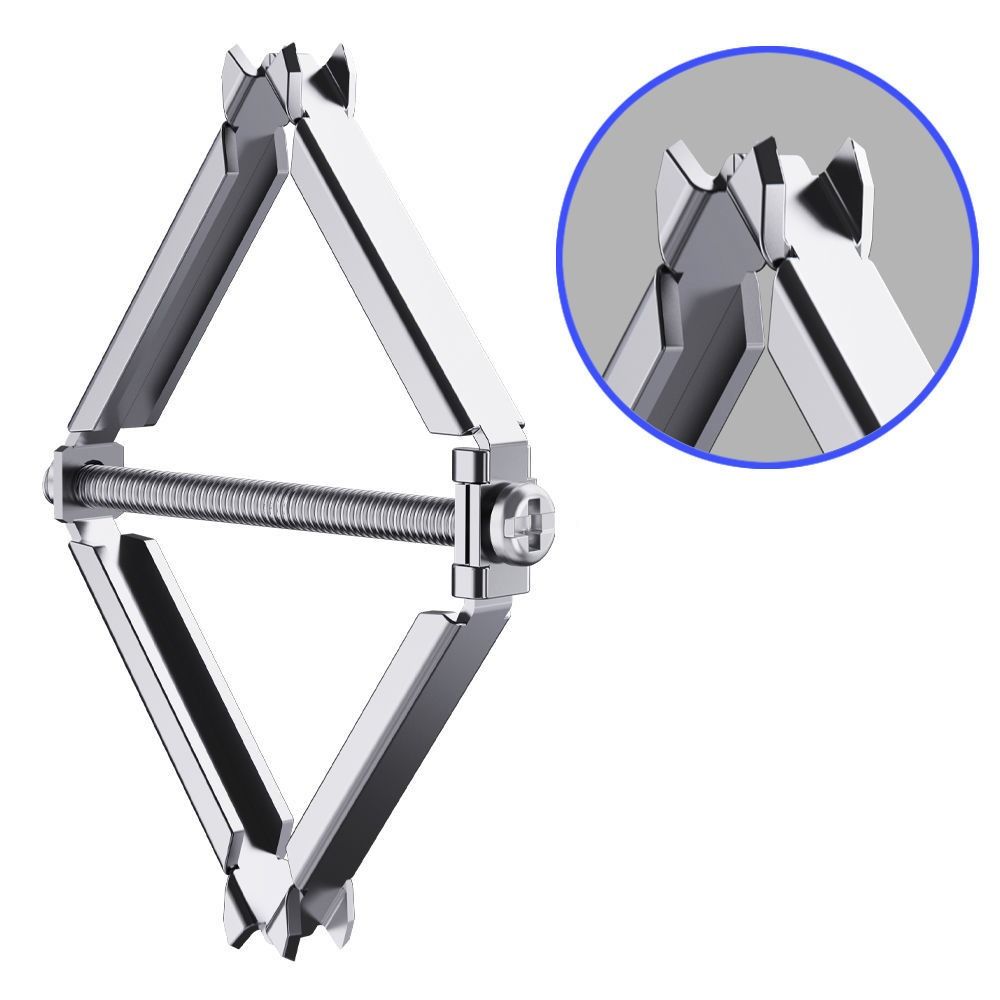 10 st/set Metallboxhållare Väggmonterad Box Stödstång Väggbrytare Fast Installation Fast Väggreparation