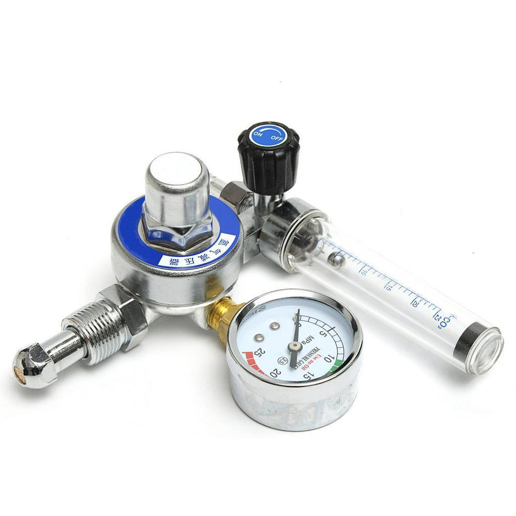 25MPa G5/8-14 M12 Gas Regulator Welding Flowmeter Weld Gauge Pressure Reducer Argon Regulator New Argon CO2 Flow Meter