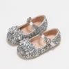 Girls' Fashionable Princess Shoes Children's High-end Crystal Shoes Soft-soled Small Leather Shoes Girls' Lightweight Shoes