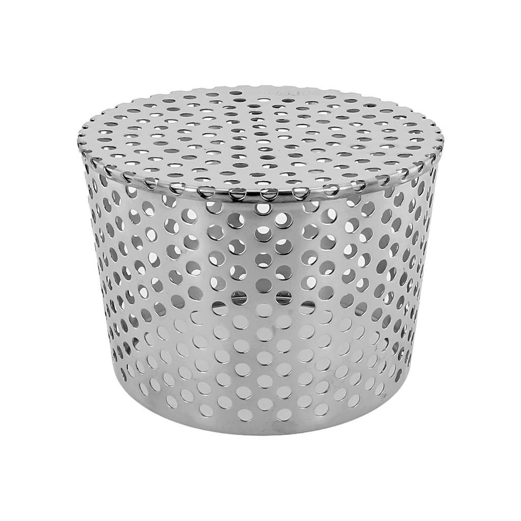 1pcs Rooftop Floor Drain Cover Stainless Steel Anti Blocking For Drainage Outdoor Tools Side Circular Hole Drain Screen Strainer