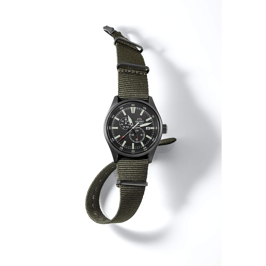 Orient Men's Automatic Field Watch, Dark Gray - Mechanical, Made In Japan, Domestic Warranty Included