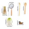 Ceremonial Matcha Tea Set Ceremony Accessories Stainless Sifter, Traditional Whisk and