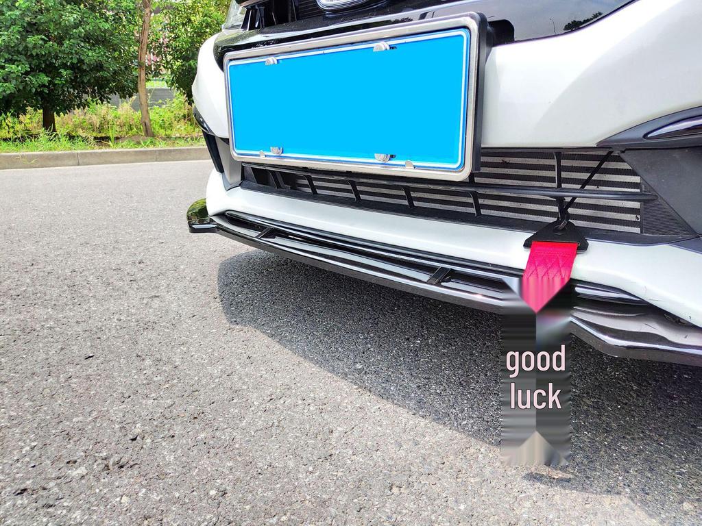 Civic 16th-20th Gen Front Lip Splitter & Rear Spoiler Kit with Double/Single-Layer Side Skirts