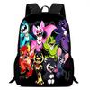 Lachende Crittersnig Htmare Peripherie Anime Rucksack Herren- Und Damen-Schultaschen