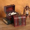 Classic Wooden Lockable Storage Box with Handle – Creative Gift Packaging for Jewelry and Accessories