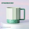 Starbucks Green Geometric Mug
