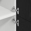 Lyon Hanging Cabinet Black Oak Effect 60 x 31 x 207 cm