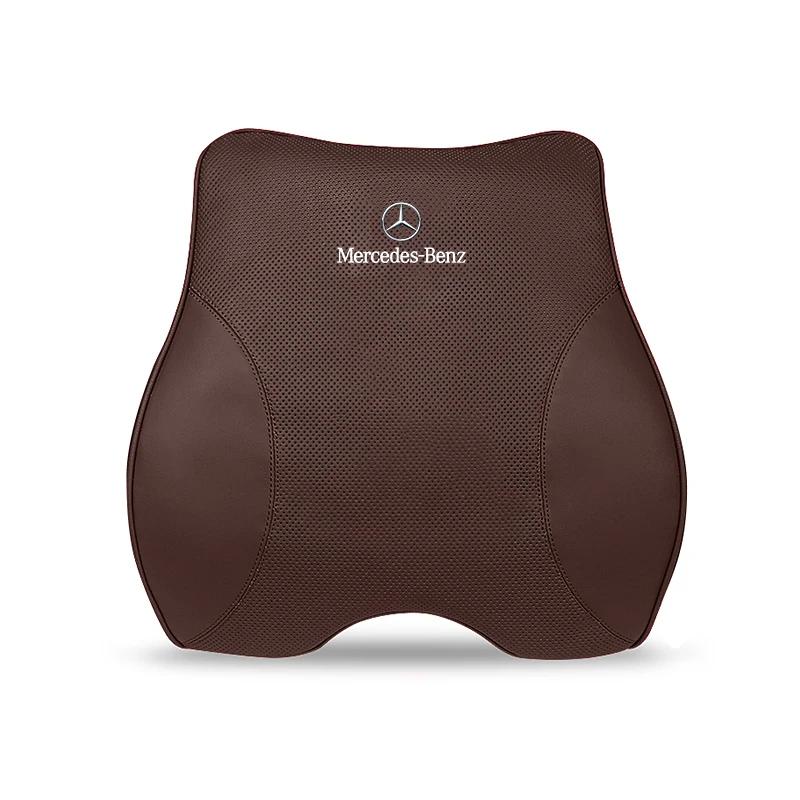 GLC GLB Car Seats Support Waist Cushion Headrests Lumbar Pillow For Mercedes Benz AMG W203 W206 W220 W205 W211 W212 W201 W210 W