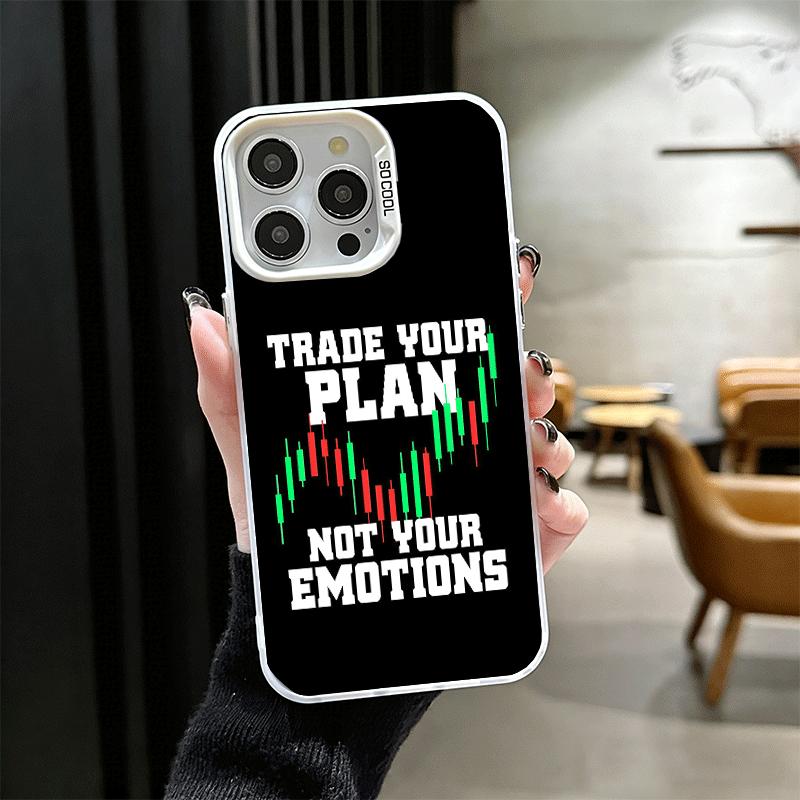 

Day Trader Forex Day Trading Soft Phone Case for iPhone 15 16 17 Pro Max 17Air 16E 14 Plus 13 12 Mini Shockproof Cover Back Shel iPhone 17 Pro Max