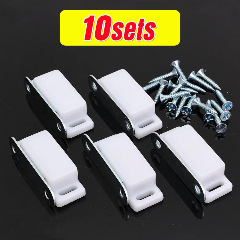 Cabinet Magnet Latch Heavy Duty Magnetic Door Stopper With Fastening Screws For Kitchen Bathroom Furniture Cupboard Hardware Kit