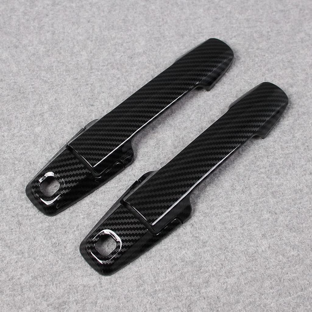 Outer Door Handle Cover for Suzuki New Hustler Generation 2020 and Aftermarket Fiber [CDC] (2nd MS52S/MR92S Models, Later), Protective, Anti-Scratch,