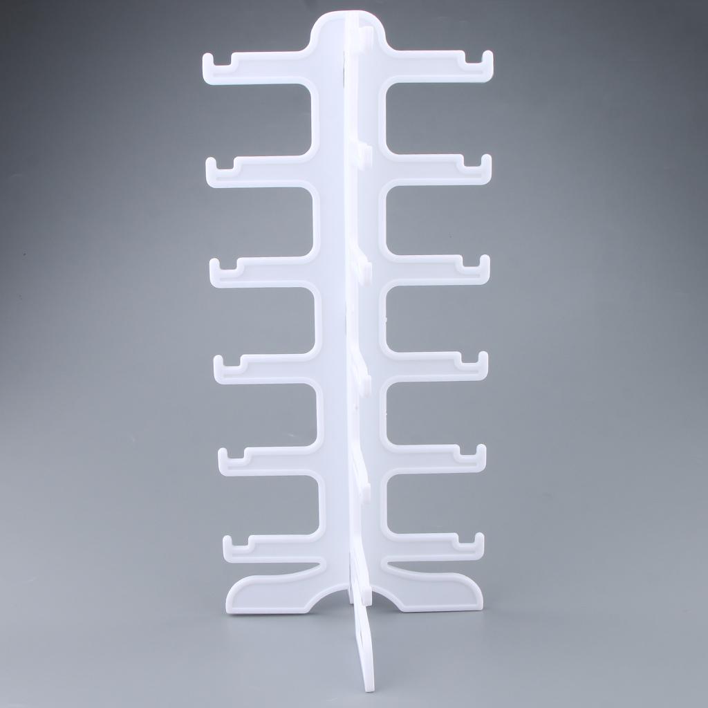 Sunglasses Display Rack with Six Pair Holder Plastic Accessory Display Stand for Bracelet Necklace Jewelry
