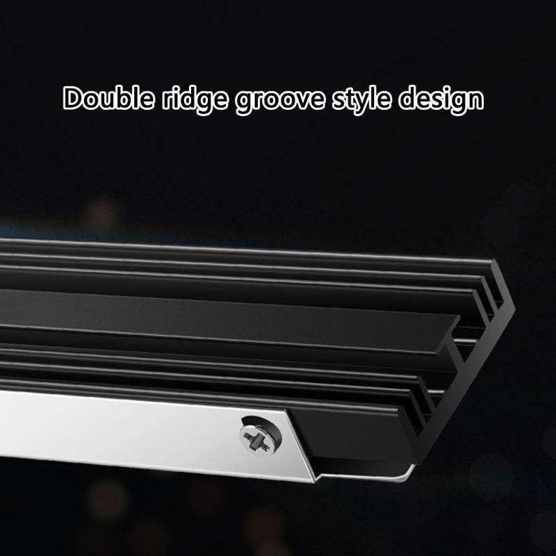 M.2 SSD Heatsink Thermal Pad Heatsink Aluminium Cooling with Silicone Thermal Pad Heatsink 2280 NVME CPU Cooling