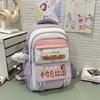 Cute Capybara Cartoon Cute Primary School Student Large Capacity Japanese Backpack