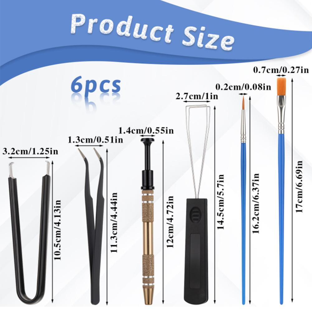 

Механічна клавіатура Клавіатури Клавіатури Знімач Перемикач Відкривач Пакет мастила для механічних геймерів Гаряча заміна клавіатури Комплект аксесуарів 6Pcs/Set