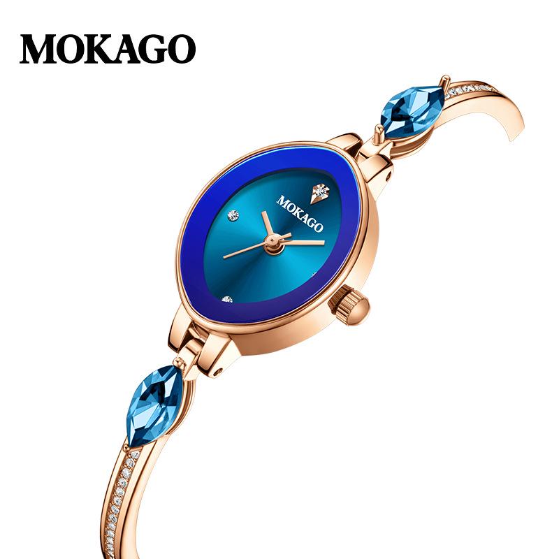 Mokgao Elegant Crystal-Accented Women s Quartz Fashion Watch