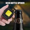 Mini LED Keychain Portable Lighting Double COB Lights Built-in Battery Type-C Rechargeable 90 ° Fold Outdoor Camping Lantern
