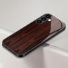 Vintage Wood Grain Texture Tempered Glass Phone Case Suitable for Samsung Galaxy S26 S25 S24 S22 S21 S20FE/Ultra/Plus Shockproof