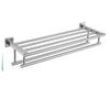 Double-Layer Bathroom Towel Rack