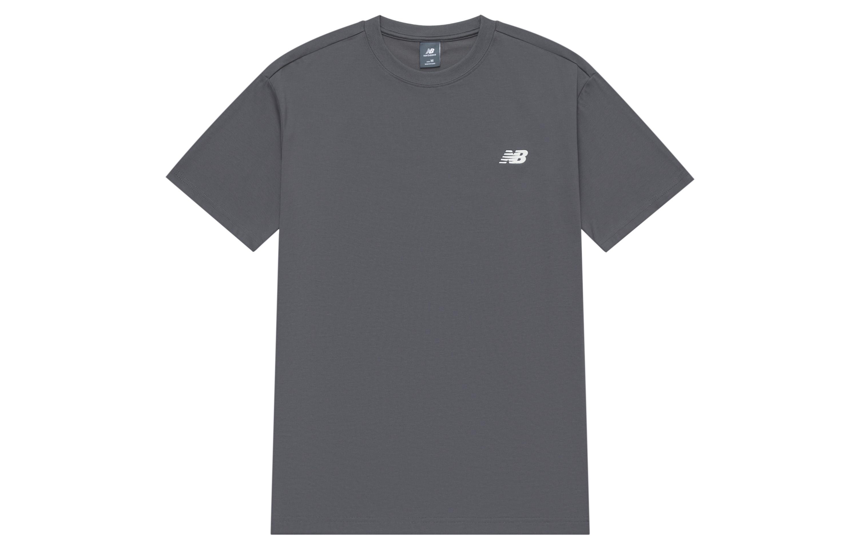 New Balance T Shirt Unisex Charcoal Gray AMT42315-CAS M
