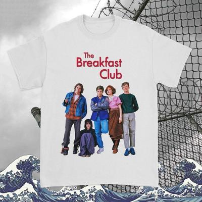 The Breakfast Club Bílé bavlněné tričko všech velikostí Unisex BL569 Unisex tričko