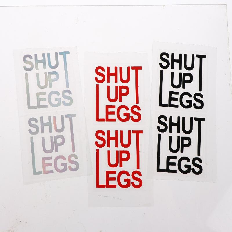 2Pcs Bicycle Frame Top Tube Stickers Shut Up Legs Bike Sticker Waterproof Vinyl Decal Decoration For Mtb Bike Accessories