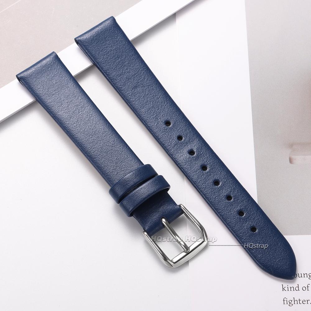 Slim Leather Watch Strap 8mm 10mm 12mm 14mm 16mm for Women Watch Accessories High Quality Watchband Universal Replacement Belt