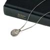 Korean Style Pendant Necklace Silver Saddle Bag Pendant New Sweater Chain