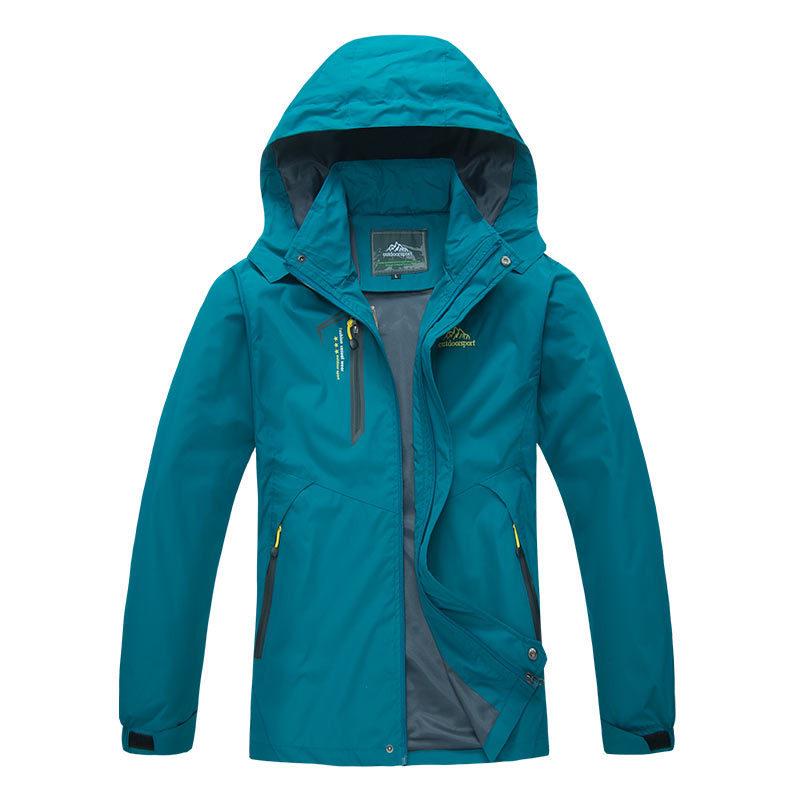 Spring & Autumn Waterproof Jacket: Men's & Women's Outdoor Single-Layer Mountaineering Couple Style