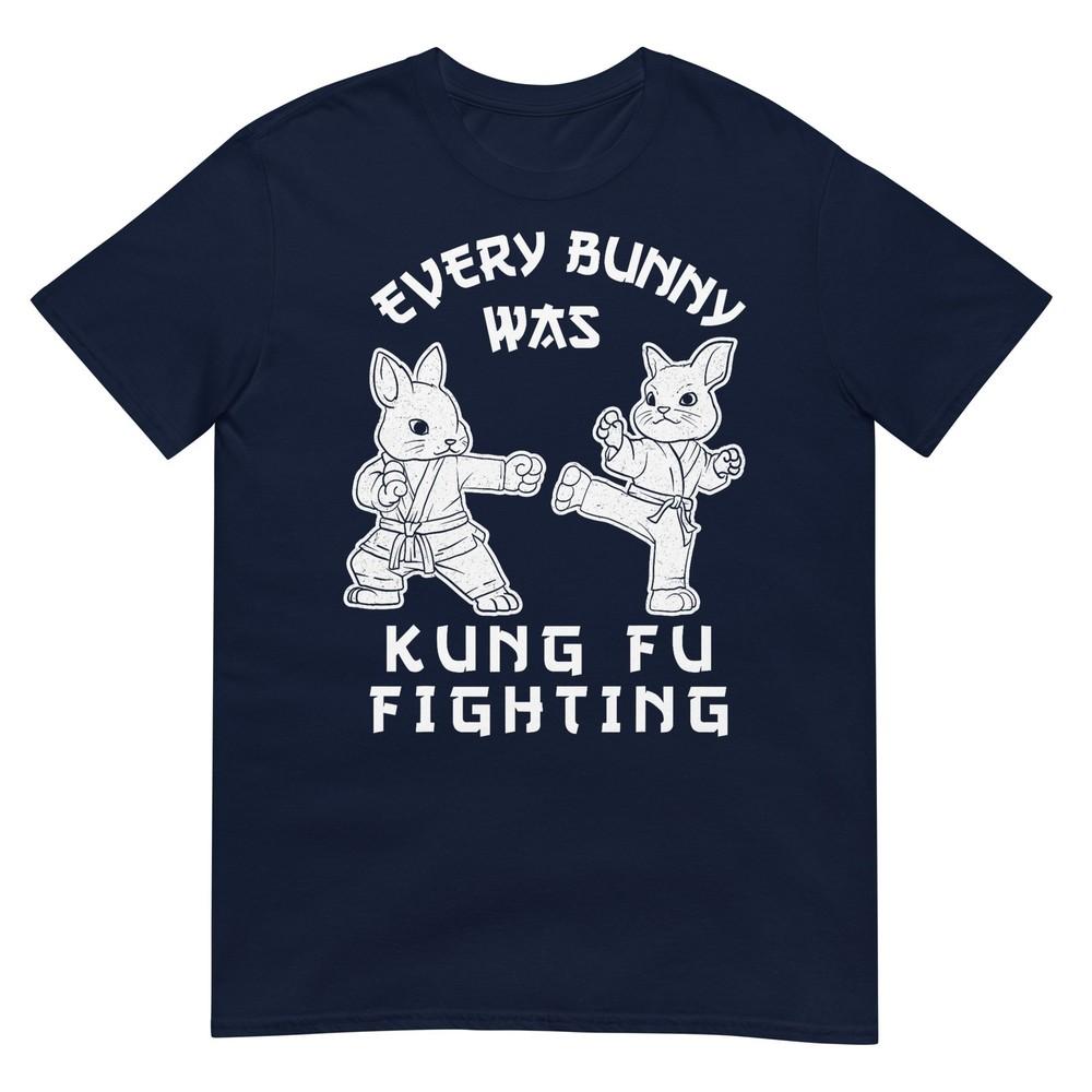 Every Bunny Was Kung Fu Fighting Funny Easter Karate Tshirt S