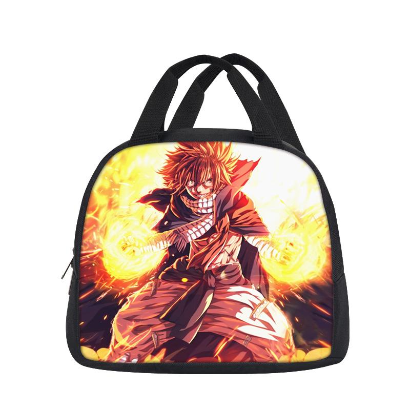 Fairy Tail Cartoon Handbag Insulated Lunch Bag School Bags and Girls Best Gift Stationery Suitable for Juice and Food