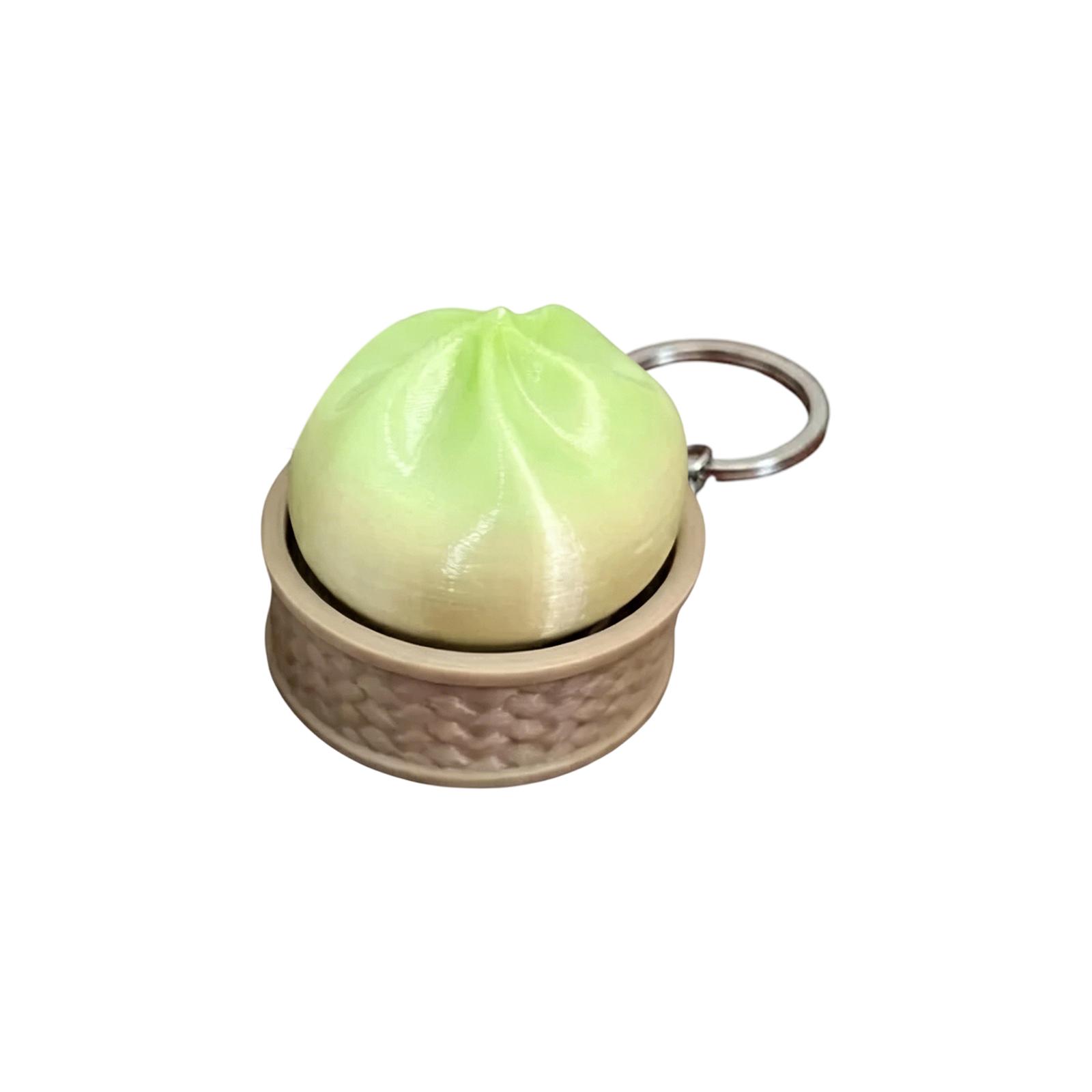 

Baozi Stress-relieving Button Toy Keychain One Size