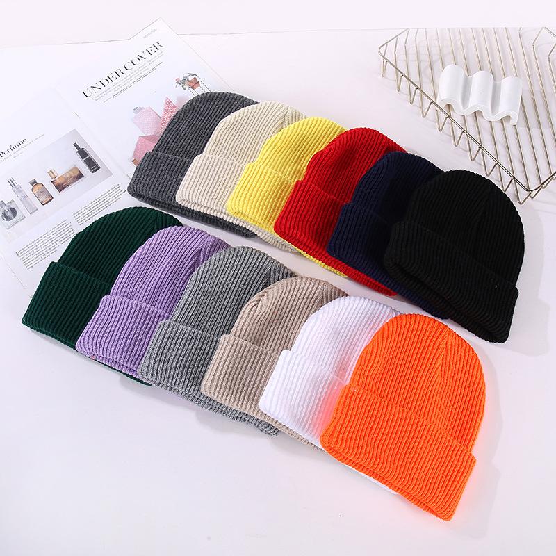 Factory Beanie Hats Custom Logo High Quality Knitted Warm Winter Luxury for Women Beanie Hat