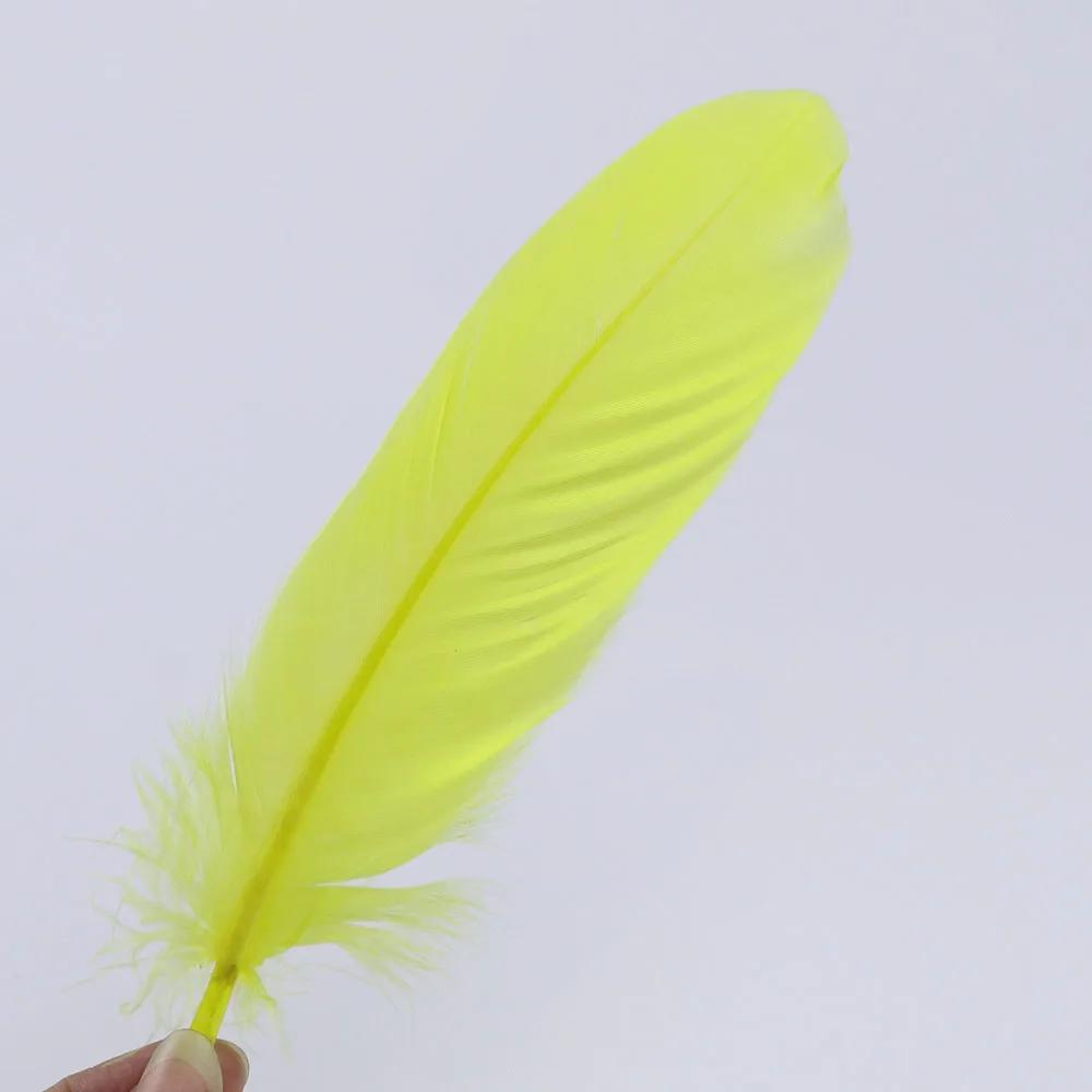Premium White Swan Goose Feathers 15-20cm 50PCS/Lot 28 Colors for Jewelry Making Wedding Decor Crafts DIY Feather Accessories