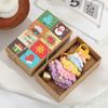 Cross-border Plush & Yarn Crochet Christmas Ornaments, Small Tree Decor & Car Pendants