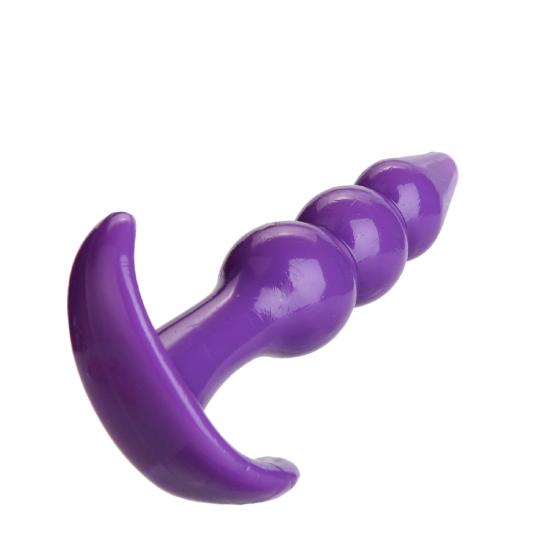 Sex Anal Plug Funny Ergonomic Transparent Large Butt Plug for Couple