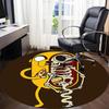 1pc Adventure Time Jake the Dog Skeleton Office Round Area Rug, Under Office Chairs Bedroom Living Room Home Decor, Room Deco
