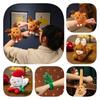 Festive Soft Plush Reindeer Bracelet For Children Ideal Christmas Tree Ornament