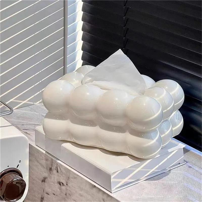Blasenform Taschentuchbox Halter Wohnzimmer Taschentuchbox Hülle Toilettenpapier Spenderbox Küche Serviettenhalter Taschentuchbox