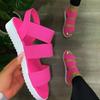 Moda Scarpe Donna 2024 Taglia Grande Nuove Scarpe Donna Piattaforma Tacco Medio Open Toe Sandali da Donna Slip-On per Camminare all'Aperto Sandalias Mujer