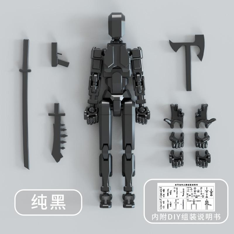 3D-gedrucktes Schaufensterpuppen-Actionfiguren-Spielzeug Dummy 13 Formwandler Roboter Mehrgelenkig Beweglich Kinder Erwachsene Eltern-Kind-Spiele Geschenke