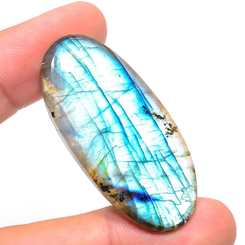 Labradorite 2.4x5.1mm Natural Cabochon Fine Loose 64.5Cts. P6O57