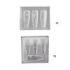 Easy Release Silicone Nail Stamp Molds Professional Manicure Patterns Moulds Stylish Embossed Nail Accessories Molds