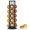 RECAPS Coffee Capsule Organizer, Compatible with Nespresso Vertuoline Coffee Capsules, Kitchen Storage, Black, Rotating Type