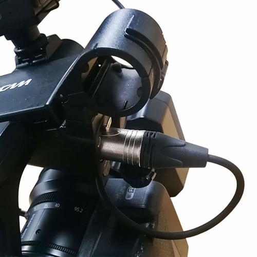Canfon Locking 3.5mm TRS Male to XLR Male Wireless Receiver Output Microphone Balanced Audio Cable Compatible with Sony UWP V1/D11/D21 and Phones, Act