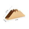 Nordic Golden Triangle Stainless Steel Paper Towel Cafe Tissue Holder Hotel Napkin Holder Square Towel Holder Home Decoration