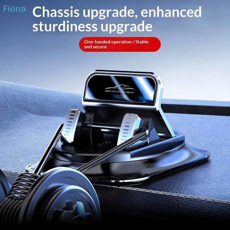 360° Draaibare Telefoonhouder voor Auto Dashboard, Antislip Siliconen Basis Auto-Klembare Mobiele Telefoonhouder